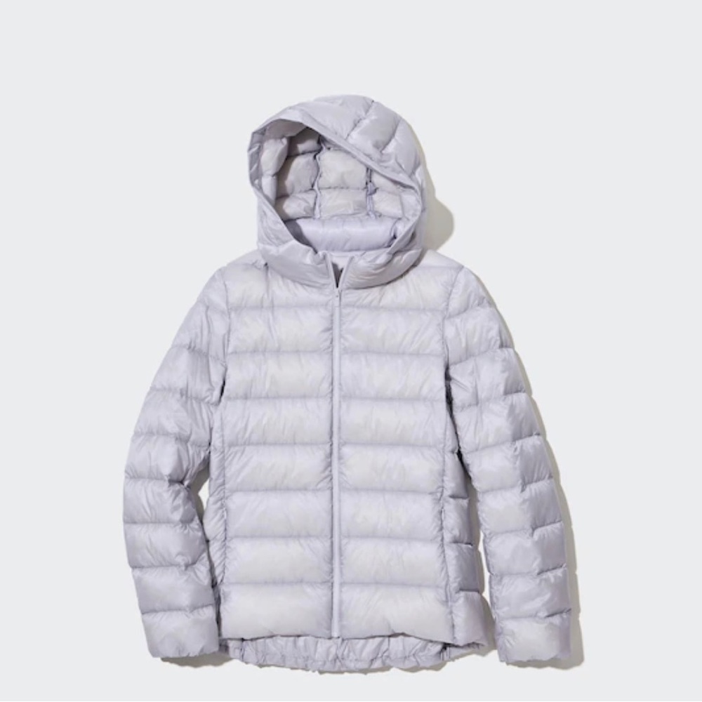 Uniqlo Ultra Light Down Parka. Size XS. Light Grey